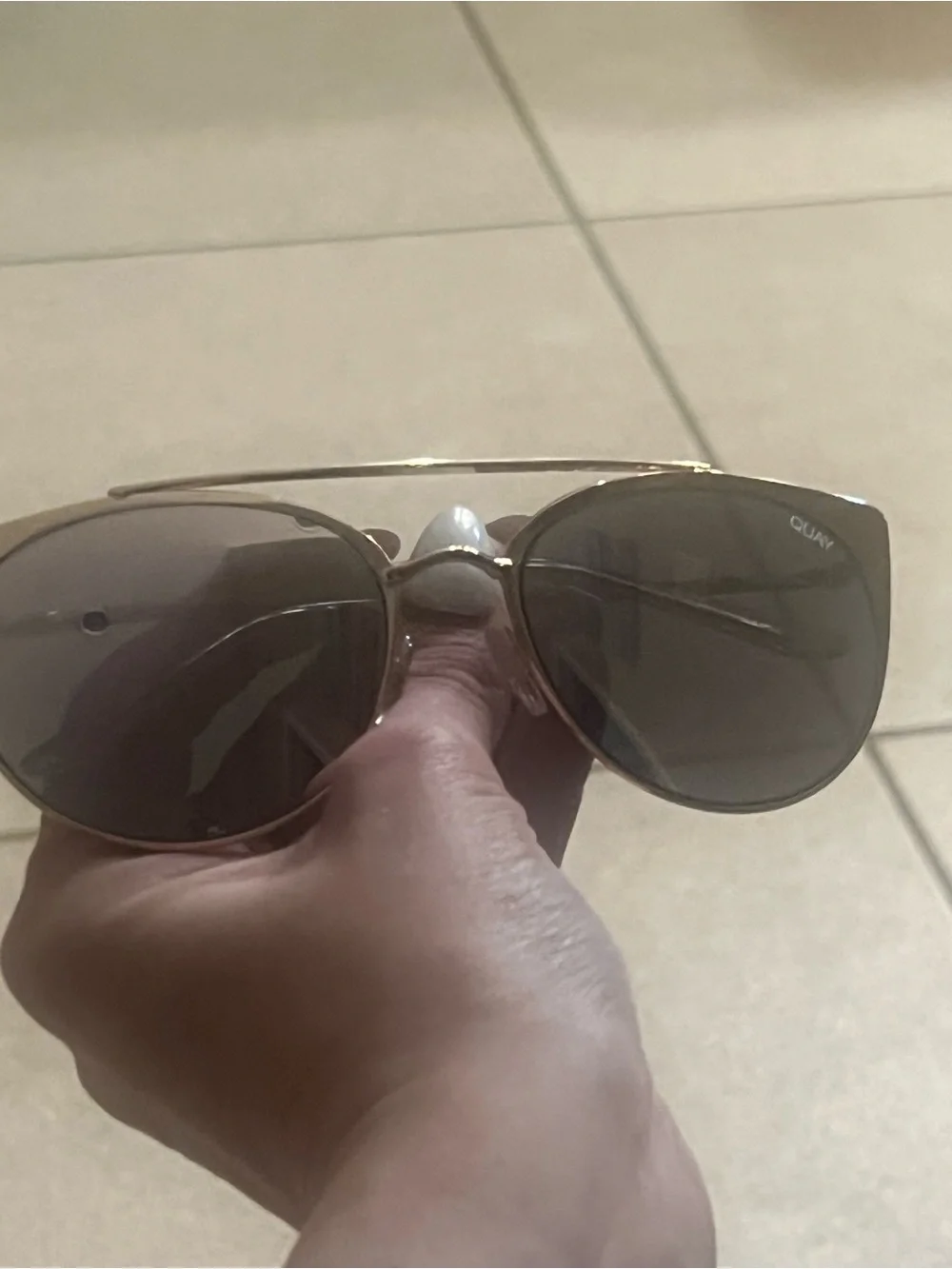 Quay Australia “Tell Me Why” Cat-Eye Sunglasses